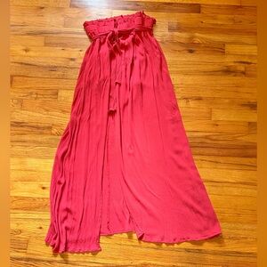 Fun faux-wrap maxi dress